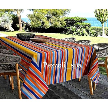 TOVAGLIA MISTO COTONE MIROS RIGATA RIVIERA PEZZOLI