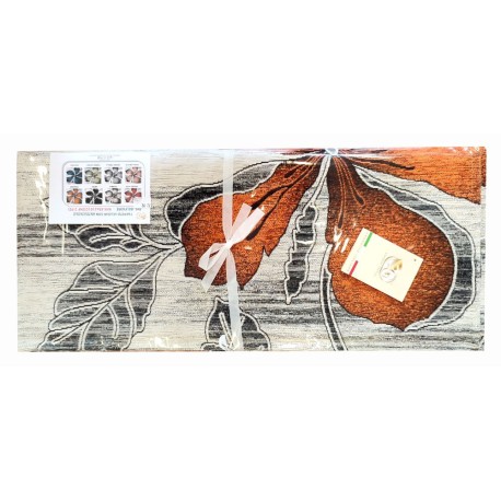 TAPPETO JACQUARD BELFIORE EG ARANCIO
