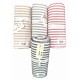 COPRITUTTO COTONE TINTO IN FILO RIGA FINE ONDA BLU