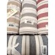 COPRITUTTO COTONE TINTO IN FILO RIGA GROSSA E FINE ONDA BLU