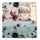 COMPLETO LENZUOLA MATRIMONIALE PERCALLE COTONE VIRGINIA LAURA BIAGIOTTI AZZURRO