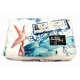 TELO MARE LETTINO CON TASCHE E CUSCINO 70X185CM HELLO SUMMER VARI DISEGNI HOME SWEET HOME
