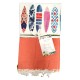 TELO MARE FOUTA CON FRANGE 90X190CM BRAZIL SOPHIE