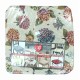 CONFEZIONE 6 PEZZI CUSCINI JACQUARD PER SEDIE ALETTE ORTENSIE TG
