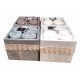 SET 4 PEZZI LAVETTE SPUGNA 30 X 30 CM PIZZO POETRY DAUNEX