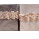 SET 4 PEZZI LAVETTE SPUGNA 30 X 30 CM PIZZO POETRY DAUNEX