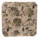 CONFEZIONE 6 PEZZI CUSCINI JACQUARD PER SEDIE ALETTE QUADRETTI FIORI FOGLIE EUROTEX VERDE