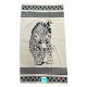 TELO MARE 90X160CM SPUGNA JACQUARD ENJOY NUOVO WILD SABBIA HOME SWEET HOME