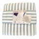 QUILT COPRILETTO MATRIMONIALE JACQUARD DOUBLE FACE MISTO COTONE PLAYA SGHOME AZZURRO