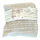 QUILT COPRILETTO MATRIMONIALE JACQUARD DOUBLE FACE MISTO COTONE CRUZ SGHOME TORTORA