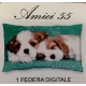 FEDERA CUSCINO COTONE DIGITALE AMICI CANI 55 IMBERTI