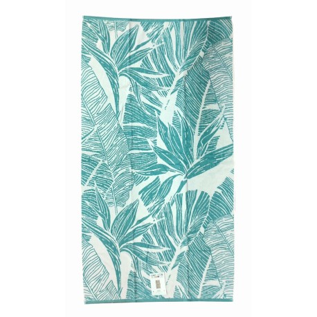 TELO MARE 90X165CM SPUGNA JACQUARD TROPICAL LOVELY HOME