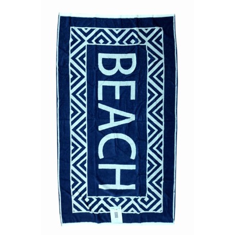 TELO MARE 90X165CM SPUGNA JACQUARD BEACH LOVELY HOME