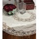 CENTROTRAVOLA ROTONDO 90CM LINO PIZZO BURANO PEZZOLI