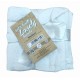 SET 8 CONFEZIONI DA 6 PEZZI LAVETTE SPUGNA 30 X 30 CM LOVELY BIANCHE LOVELY HOME