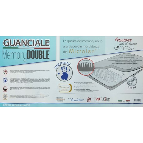 GUANCIALE MEMORY DOUBLE DONATO MARTINELLI
