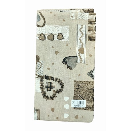 STROFINACCI CONF. 6 PEZZI HOLLY CUORI MIROS PEZZOLI BEIGE