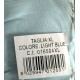 ACCAPPATOIO CON CAPPUCCIO TINTA UNITA MICROFIBRA TRAVEL E SPORT LOVELY HOME AZZURRO