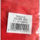 ACCAPPATOIO CON CAPPUCCIO TINTA UNITA MICROFIBRA TRAVEL E SPORT LOVELY HOME ROSSO