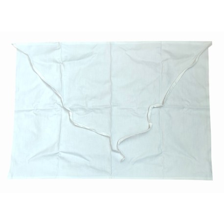 CONFEZIONE 12 PEZZI GREMBIULE A VITA 60X90CM BIANCO COTONE DARIO