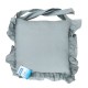COPPIA CUSCINO SEDIA LACCI VOLANT 40X40CM ROUGE PEZZOLI