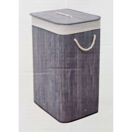 CESTO BAMBOO PORTABIANCHERIA 40X30X60CM SOPHIE GRIGIO