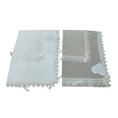 SET CENTRO RUNNER COTONE PIZZO MERLETTO MARGO HELEN