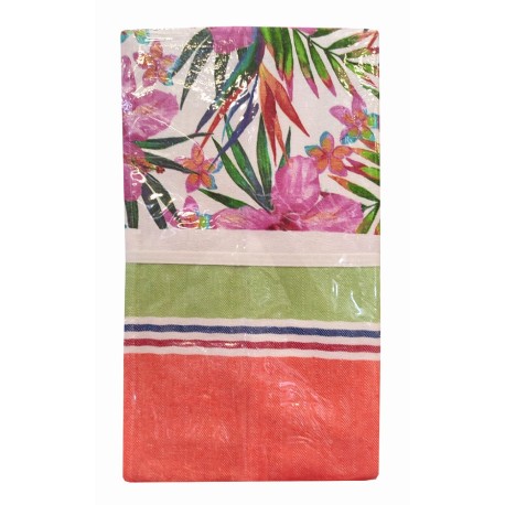 TELO MARE FOUTA CON FRANGE 90X190CM BRAZIL FIORI SOPHIE