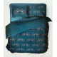 COPRIPIUMINO COTONE TARTAN DOG VENERE NOVIA VERDE