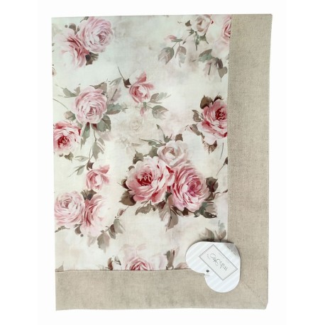 SET CENTRO RUNNER COTONE DIGITALE FLOWER HELEN