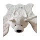 TAPPETO PELLICCIA 90X110CM TESTA ORSO POLAR BEAR PEZZOLI