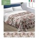 TRAPUNTA INVERNALE MICROFIBRA STAMPATA GIOIA CUORI RENNE 27 LOVELY HOME