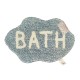 TAPPETO BAGNO ANTISCIVOLO 50X80CM NUVOLETTA PEZZOLI BLU