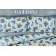 COPRIPIUMINO MATRIMONIALE COTONE GATTONI DOLCE NOTTE BLU
