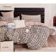 PARURE COPRIPIUMINO MATRIMONIALE PERCALLE COTONE CHANEL 24 GF FERRARI