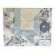 COMPLETO LENZUOLA COTONE MATRIMONIALE PENELOPE NAZARENO GABRIELLI AZZURRO