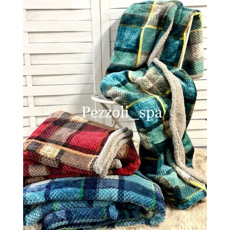 PLAID PILE JACQUARD AGNELLATO STAMPATO CLARK LINEA ORO
