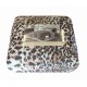 TRAPUNTA INVERNALE MATRIMONIALE MICROFIBRA LEOPARDATO JEAN LINEA ORO