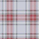 COMPLETO LENZUOLA FLANELLA KILT GRIGIO QUADRIFOGLIO