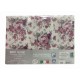 COMPLETO LENZUOLA FLANELLA ROSE MONT BLANC LOVELY HOME ROSA