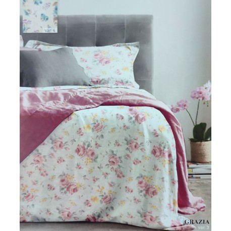 COMPLETO LENZUOLA FLANELLA GRAZIA STILE IMBERTI