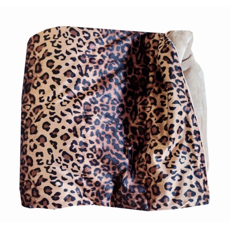 PLAID PILE 140X170CM VELLUTO DIGITALE SOFFIO LEOPARDATO ART DECO