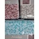 CONFEZIONE 6 PEZZI COMPLETO LENZUOLA MATRIMONIALE PILE FUNITY ALASKA NANCY LINEA ORO