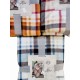 PLAID PILE MATRIMONIALE STAMPATO SCOZZESE KROS SOPHIE