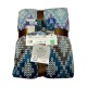 PLAID PILE STAMPATO AGNELLATO MOON SGHOME MARRONE