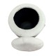 POUF CILINDRO CON CONTENITORE 38X38X38CM CINIGLIA NORA LINEA ORO APERTO