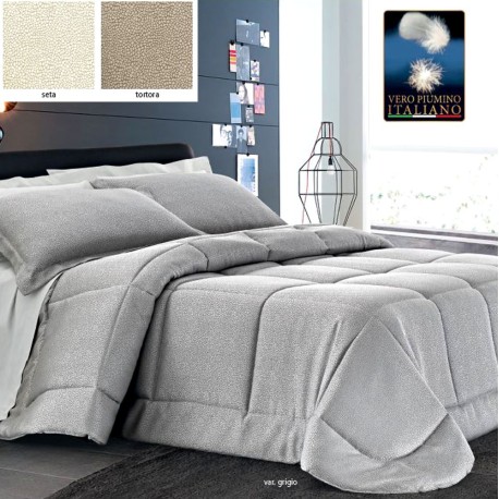TRAPUNTA INVERNALE MATRIMONIALE PIUMINO D'OCA 80/20 JACQUARD LINDA GF FERRARI