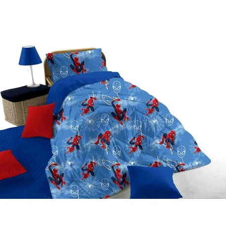 TRAPUNTA INVERNALE SINGOLA MICROFIBRA SPIDERMAN MARVEL HERMET