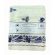 2 PEZZI BLU E RUGGINE TOVAGLIA COTONE LA ROMAGNOLA HOME SWEET HOME