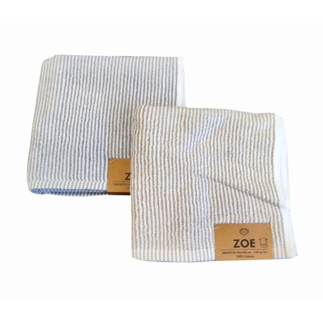 CONFEZIONE 10 PEZZI OSPITE TINTO IN FILO 40X50CM ZOE SOPHIE